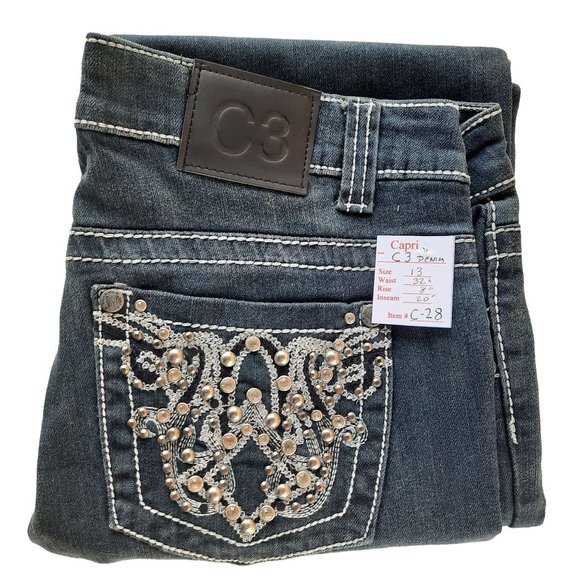 NWT Women's Capri Jeans Size 13 - Picture 6 of 8